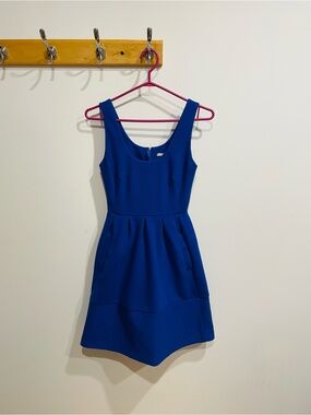 Banana Republic Royal Blue Sleeveless Mini Dress